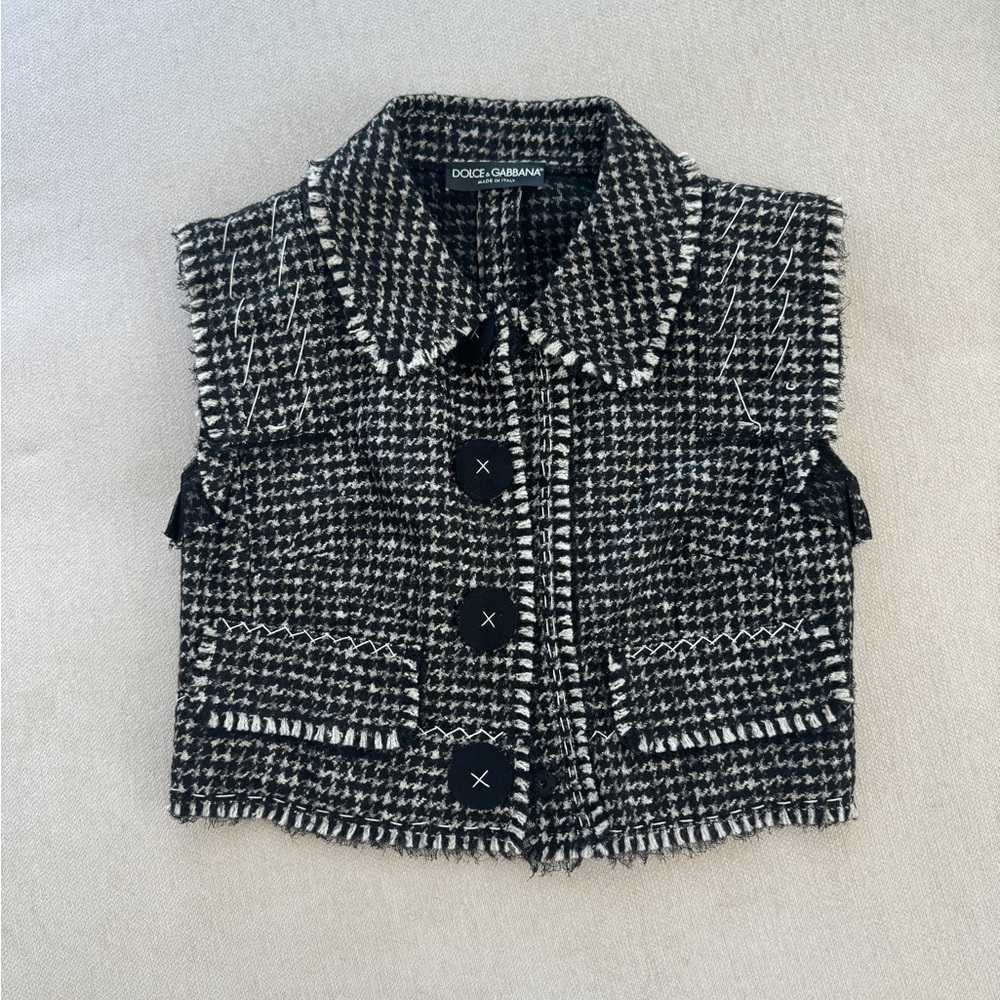 Dolce & Gabbana Black and White Women's Jacket - Picture 2 of 8